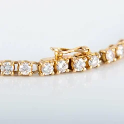 Bracelet Rivière Or jaune Diamants