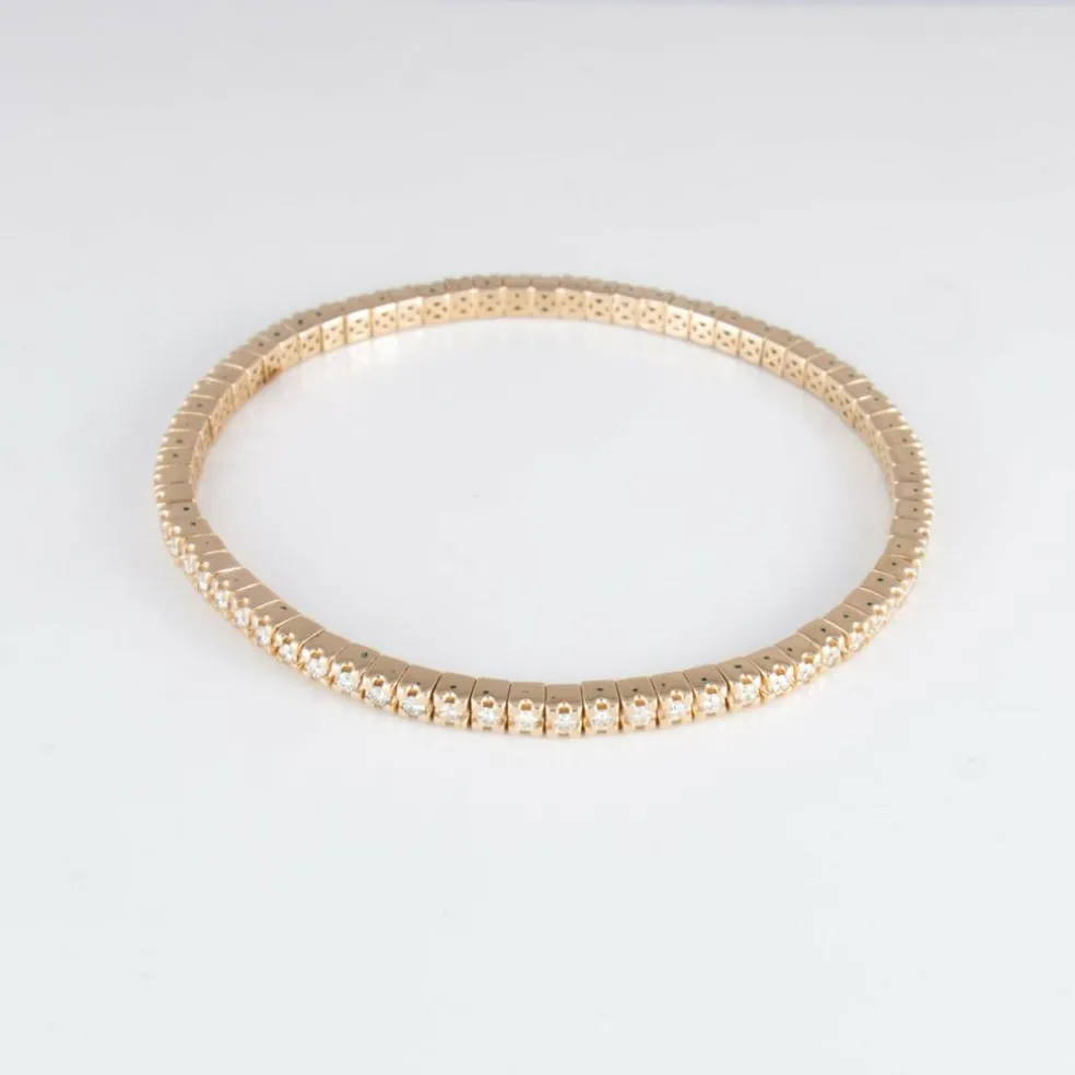 Bracelet Rivière Or jaune Diamants