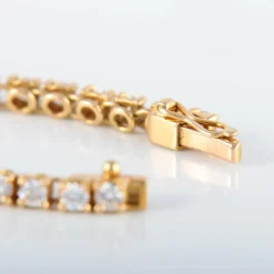 Bracelet Rivière Or jaune Diamants