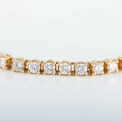 Bracelet Rivière Or jaune Diamants