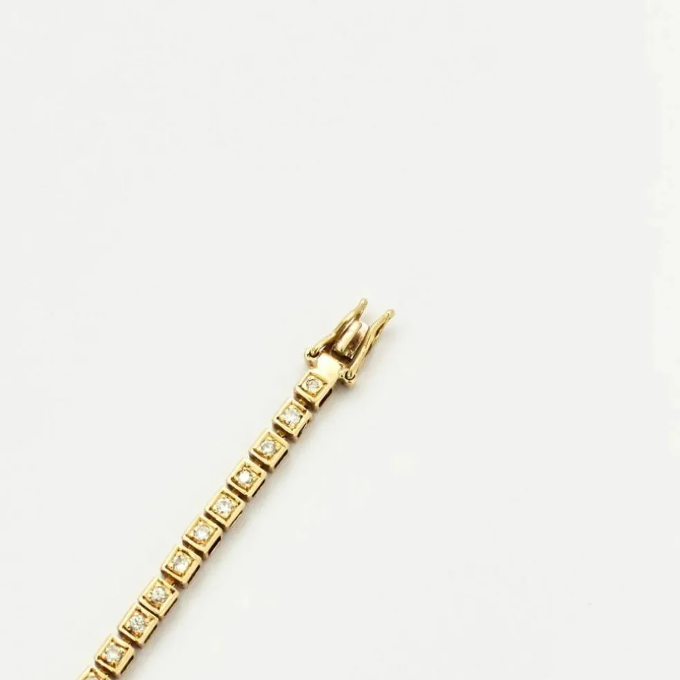 Bracelet Rivière Or Jaune & Diamants