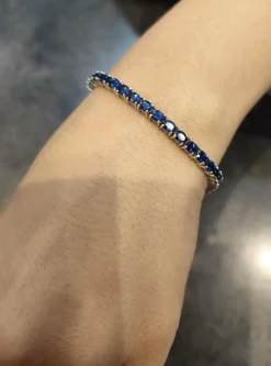 Bracelet rivière Saphirs