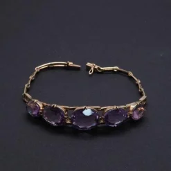 Bracelet Rétro Améthystes