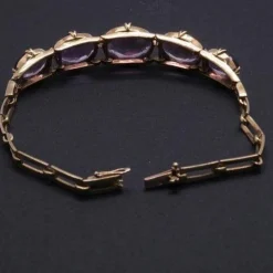 Bracelet Rétro Améthystes