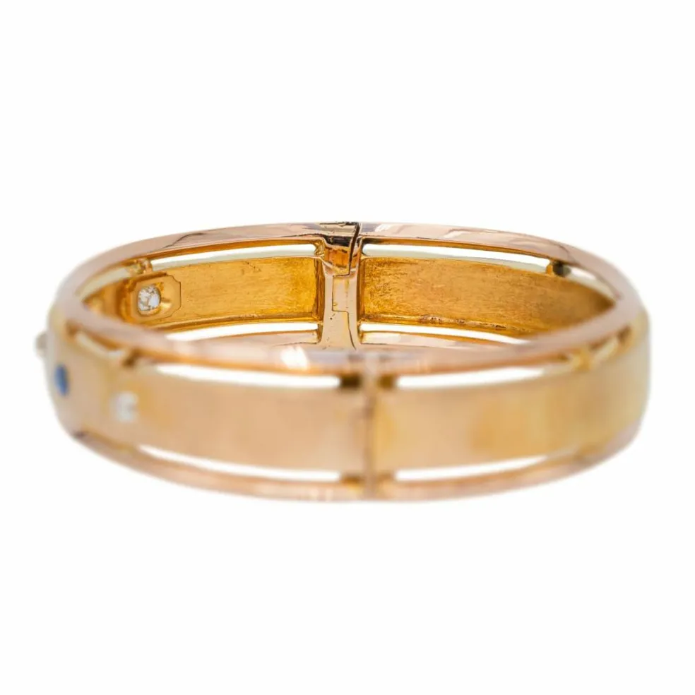 Bracelet Rétro Or jaune Diamant