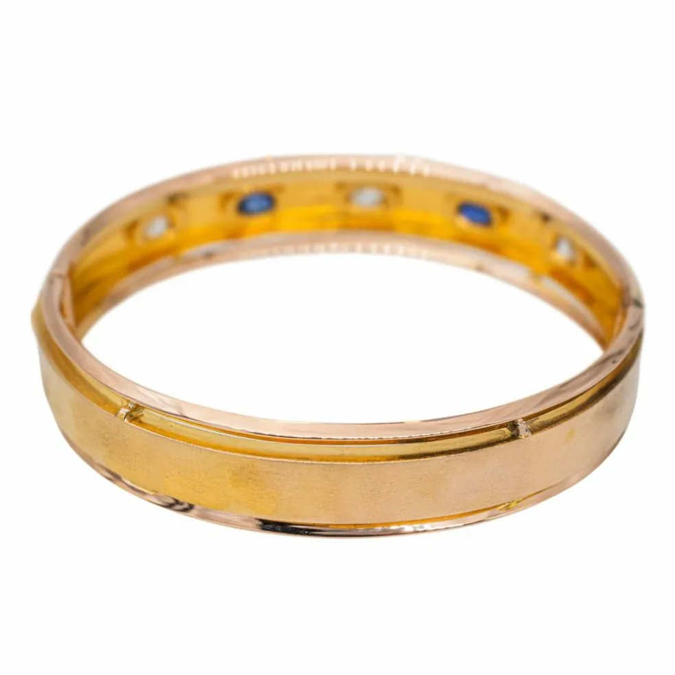 Bracelet Rétro Or jaune Diamant