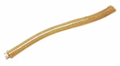 Bracelet ruban or jaune