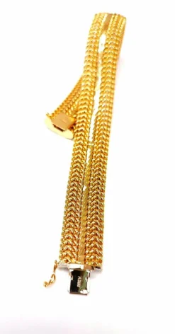 Bracelet ruban or jaune