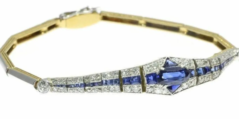 Bracelet saphir et diamant