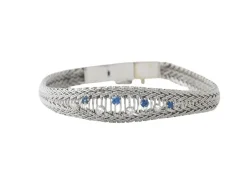 Bracelet saphirs diamants