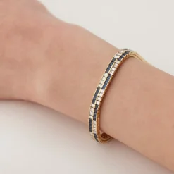 Bracelet saphirs et diamants