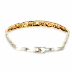 Bracelet Saphirs jaunes, diamants