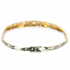 Bracelet Saphirs jaunes, diamants