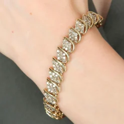 BRACELET "SAVAGE" OR & DIAMANTS