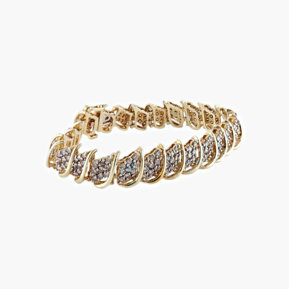 BRACELET "SAVAGE" OR & DIAMANTS