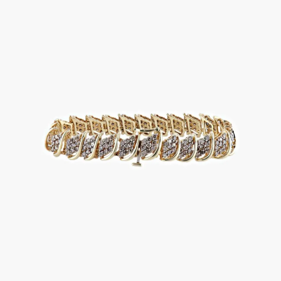 BRACELET "SAVAGE" OR & DIAMANTS