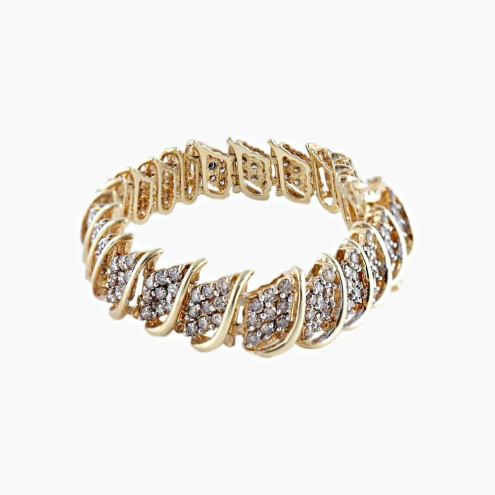 BRACELET "SAVAGE" OR & DIAMANTS