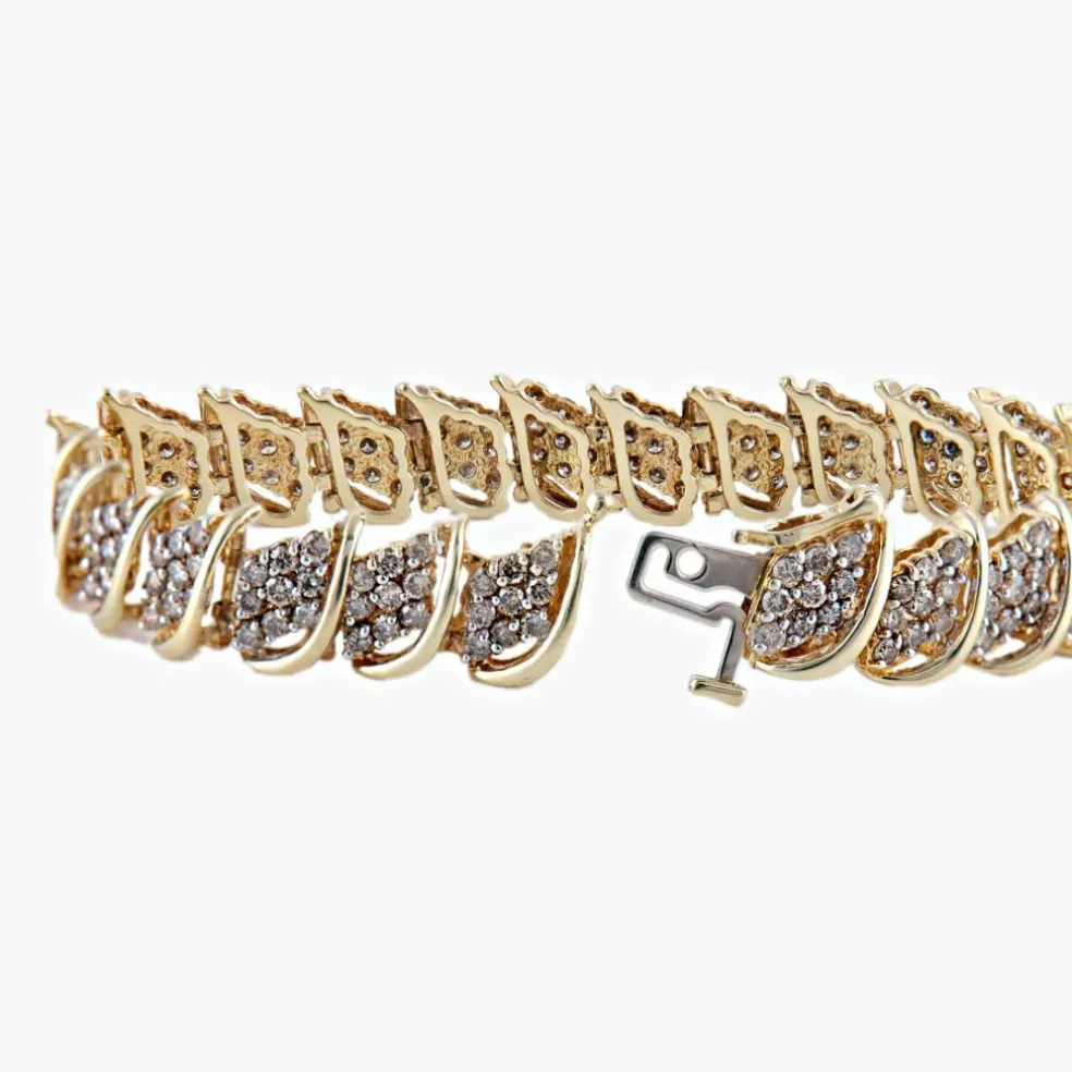 BRACELET "SAVAGE" OR & DIAMANTS
