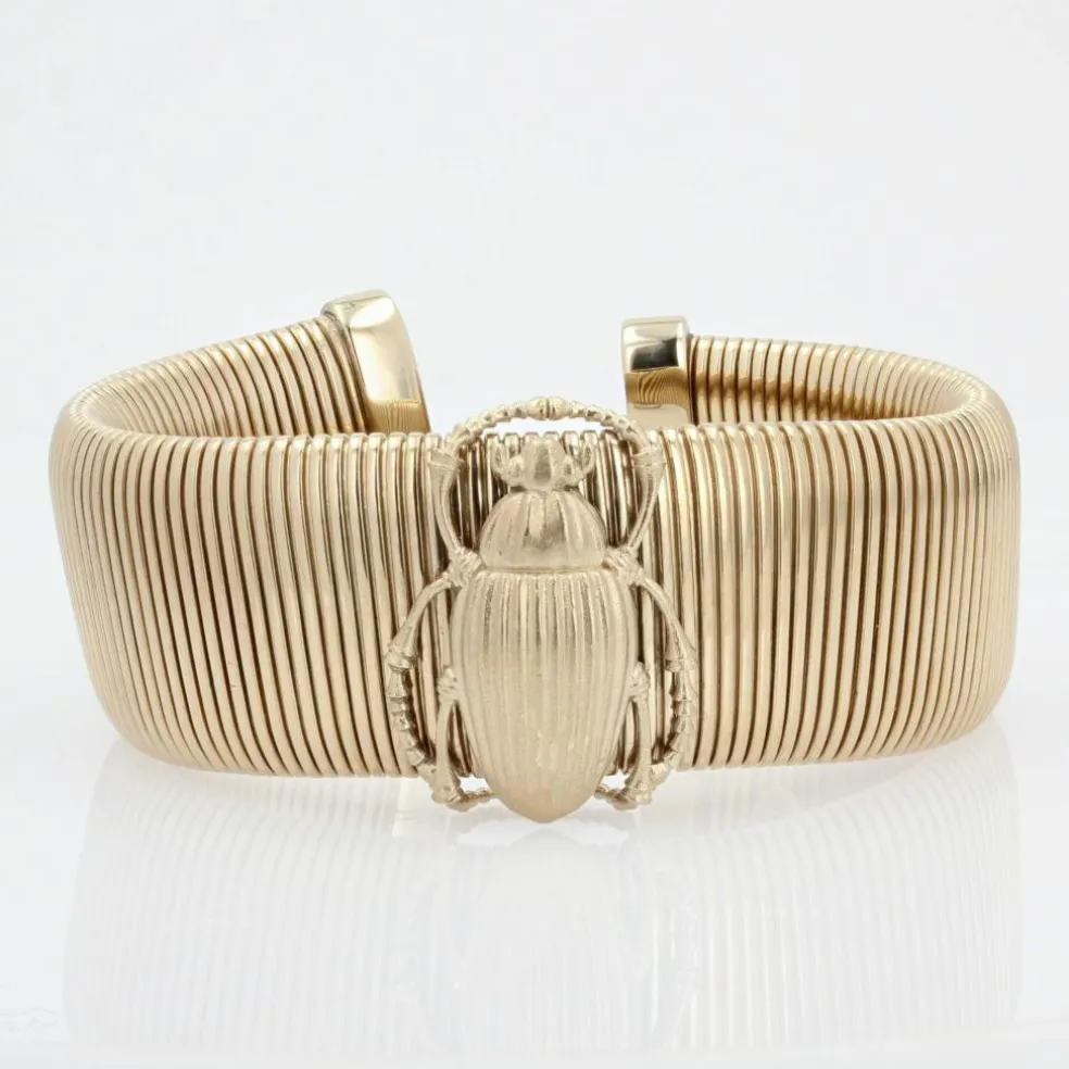 Bracelet scarabée vermeil