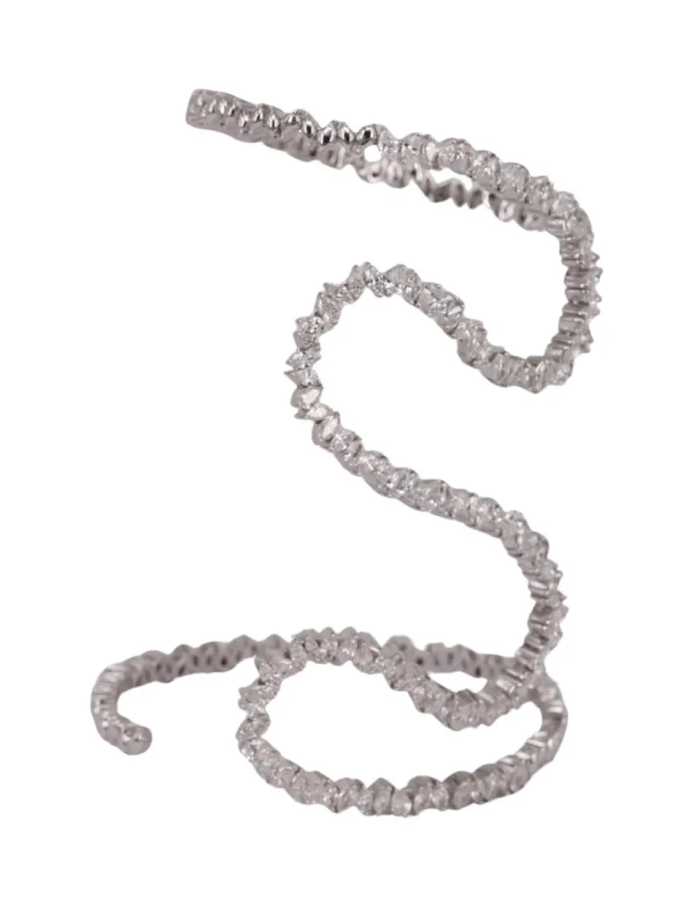 Bracelet serpent Or blanc Diamants