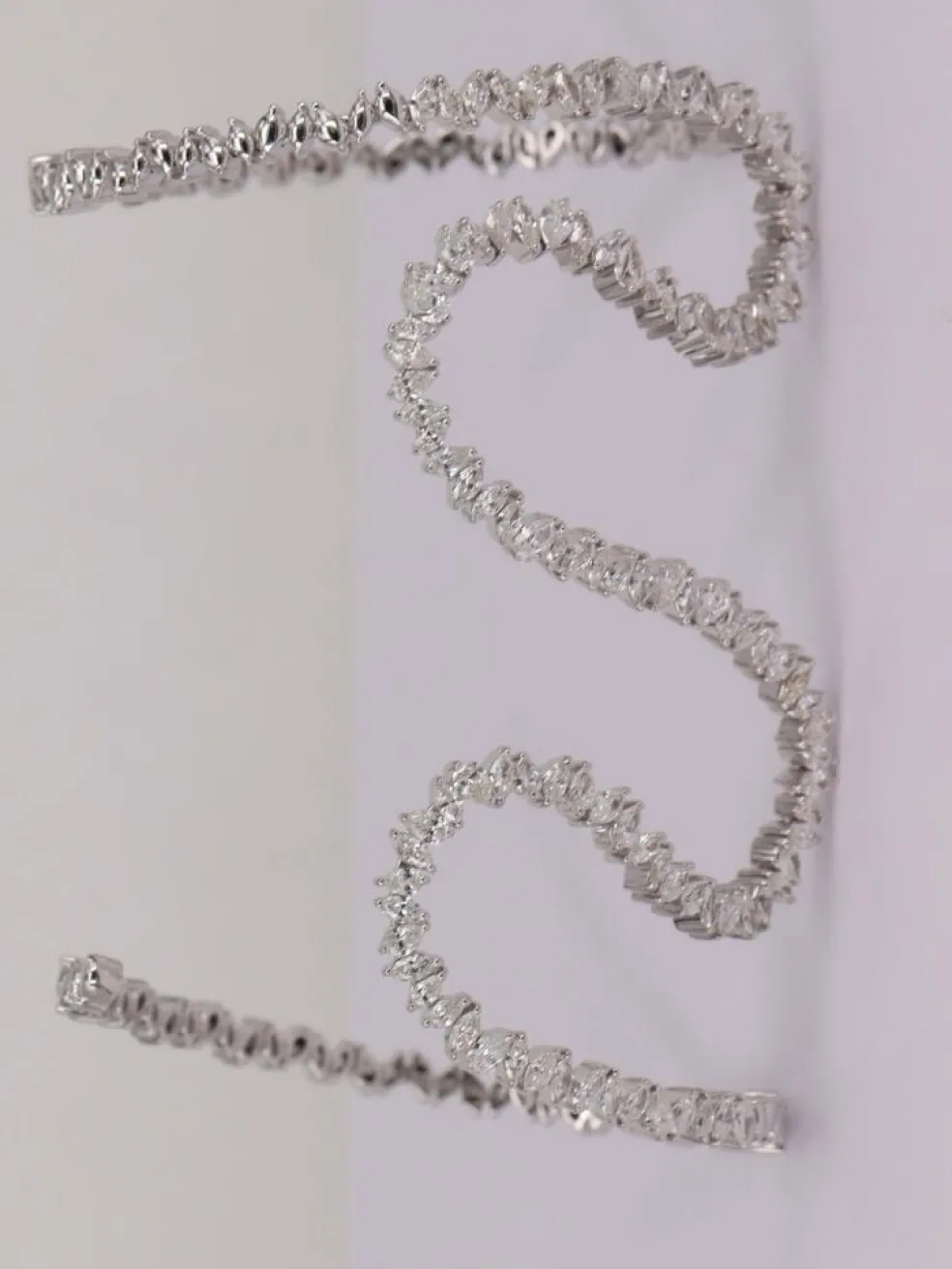 Bracelet serpent Or blanc Diamants