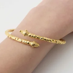 Bracelet serpent or jaune