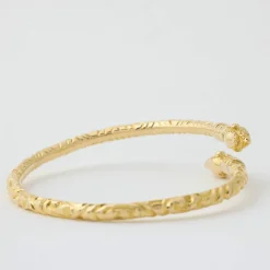 Bracelet serpent or jaune