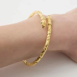 Bracelet serpent or jaune