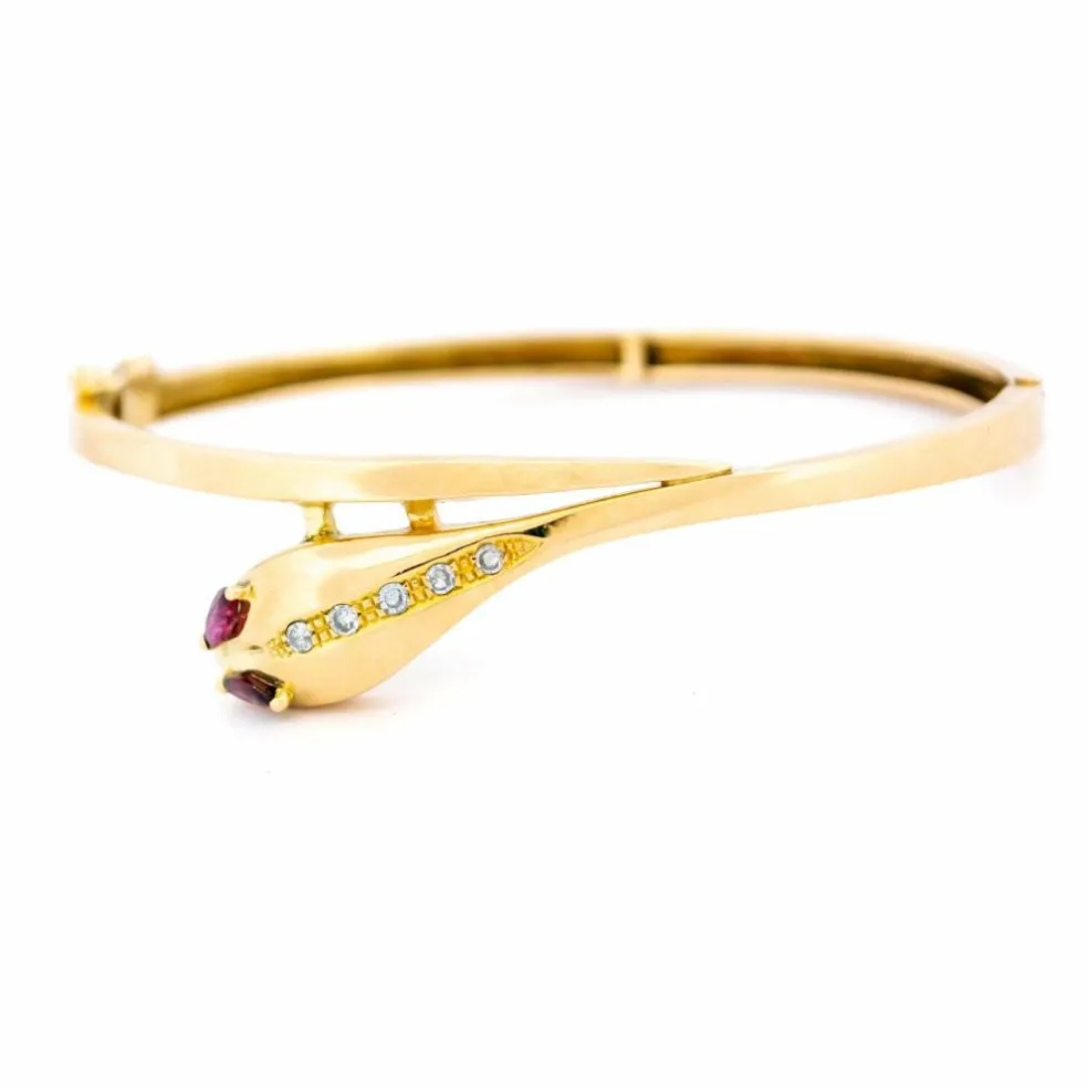 Bracelet serpent Rubis Diamant
