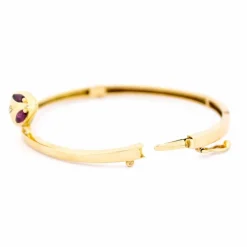 Bracelet serpent Rubis Diamant