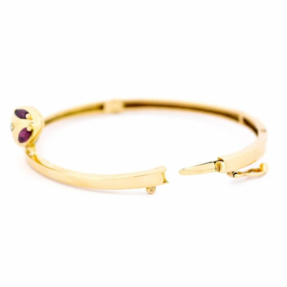 Bracelet serpent Rubis Diamant