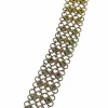 Bracelet souple en or 14 carats et turquoises