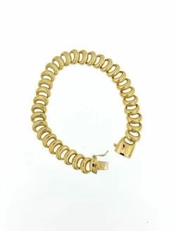 Bracelet souple en or jaune