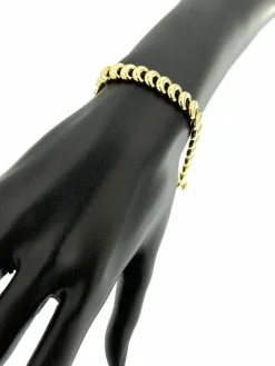Bracelet souple en or jaune