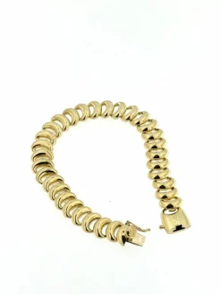 Bracelet souple en or jaune