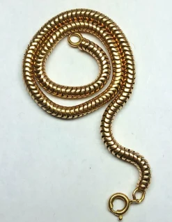 Bracelet souple maille serpent
