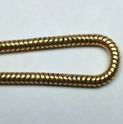 Bracelet souple maille serpent