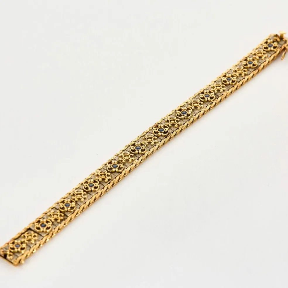 Bracelet souple or jaune et blanc