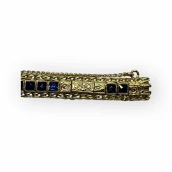 Bracelet spinelles bleus