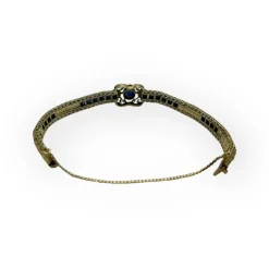 Bracelet spinelles bleus