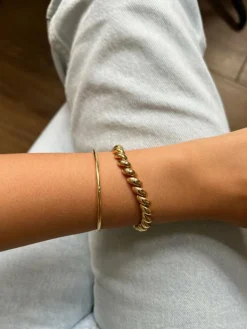 Bracelet Spirale Doré