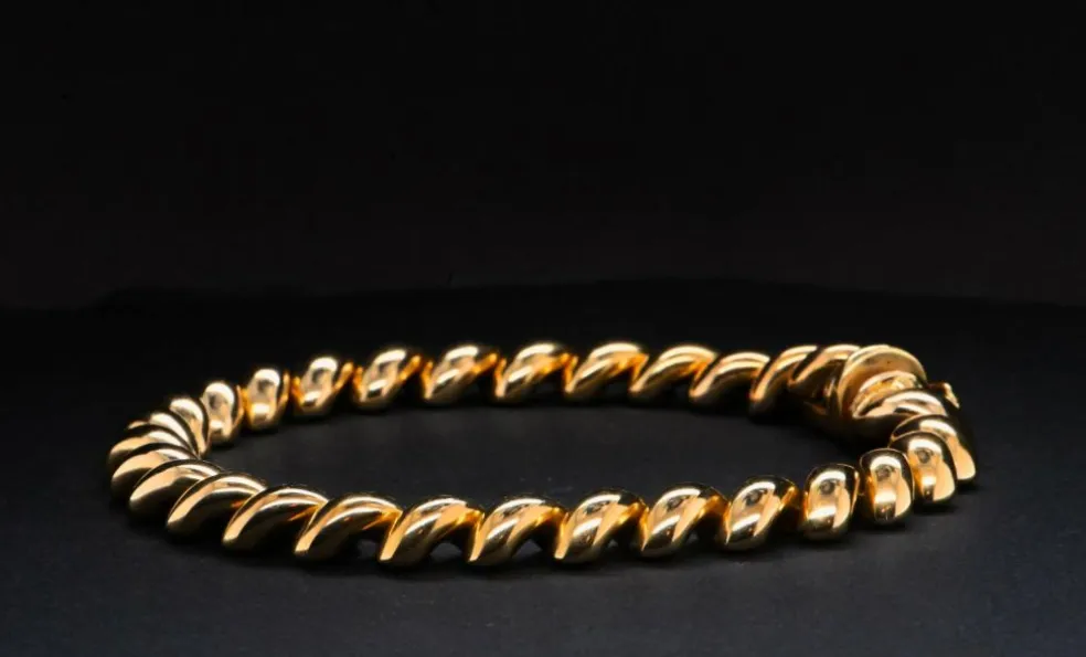 Bracelet Spirale Doré