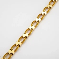 Bracelet style gourmette Or jaune Diamants