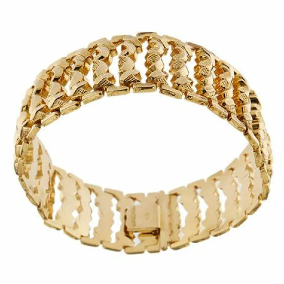 Bracelet Tank en or blanc
