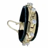 Bracelet Tank en or jaune sertie de 4,40 carats de diamants