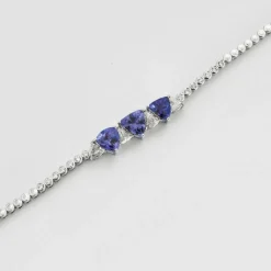 Bracelet Tanzanites Diamants