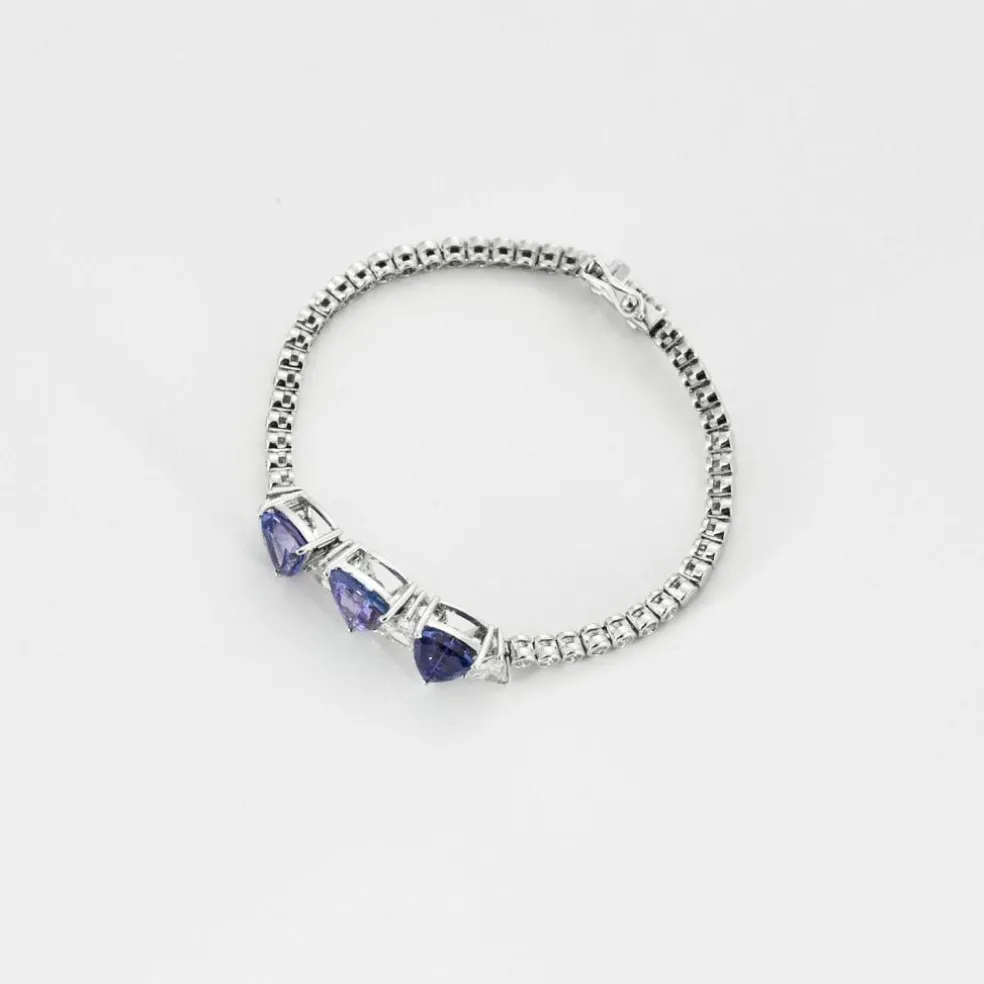Bracelet Tanzanites Diamants
