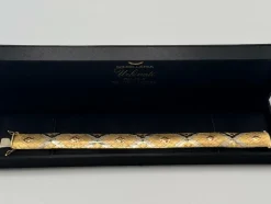 Bracelet tapis vintage en or jaune