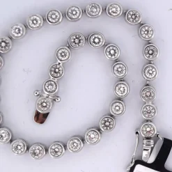 Bracelet « TENNIS » - Or blanc 18 carats