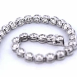 Bracelet « TENNIS » - Or blanc 18 carats